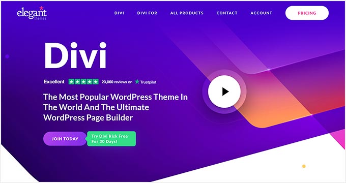 Divi - The Most Popular WordPress Theme In The World And The Ultimate WordPress Page Builder