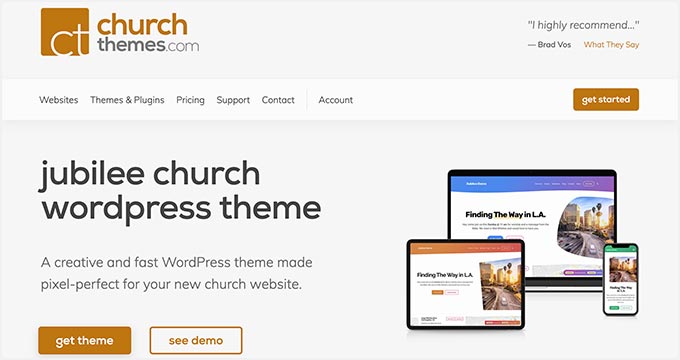 Jubilee Church WordPress Theme
