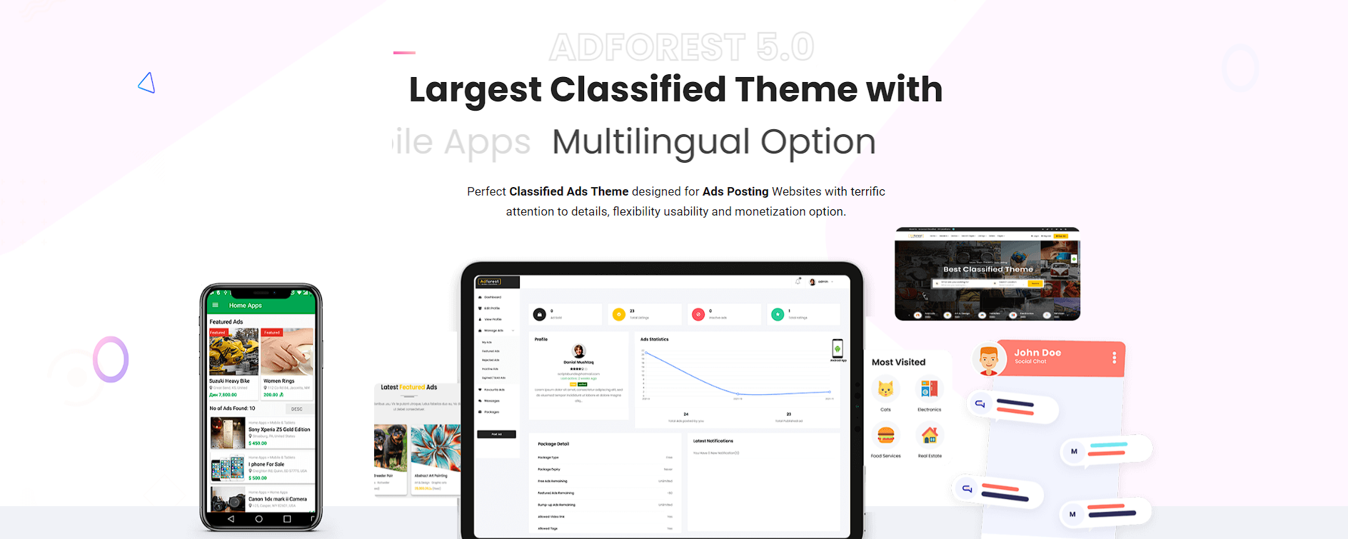 AdForest - Classified Ads WordPress Theme 