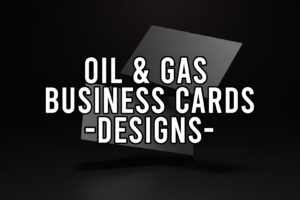 Oil and Gas Business Cards Free Source Files