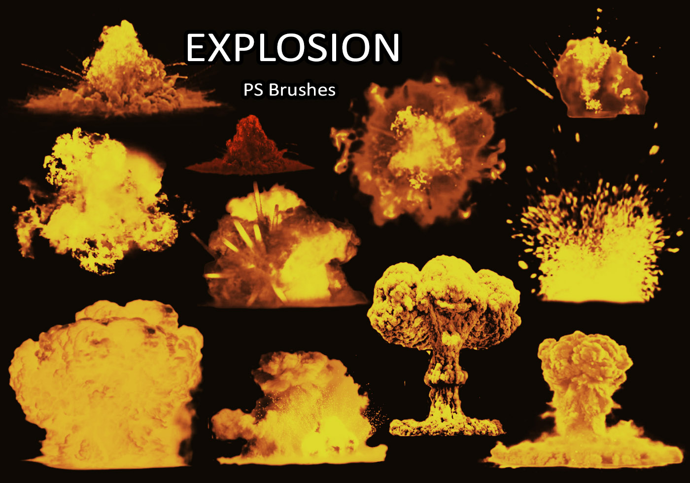 20 Explosion PS Brushes