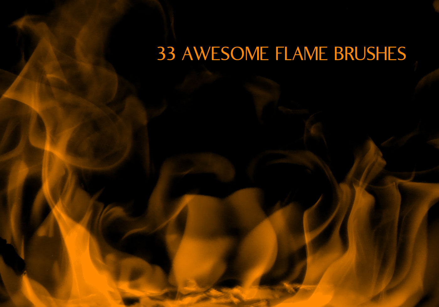 33 Flames Brushes