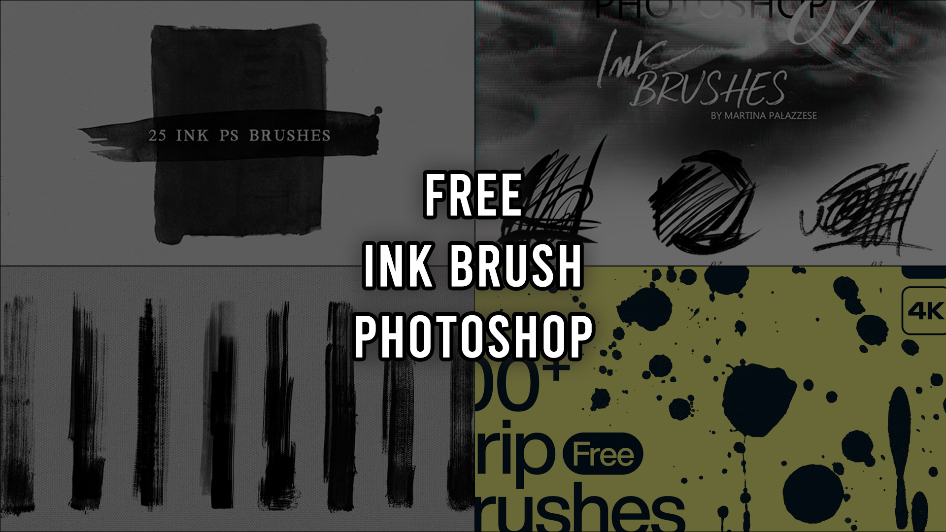 Free Ink Brush Photoshop