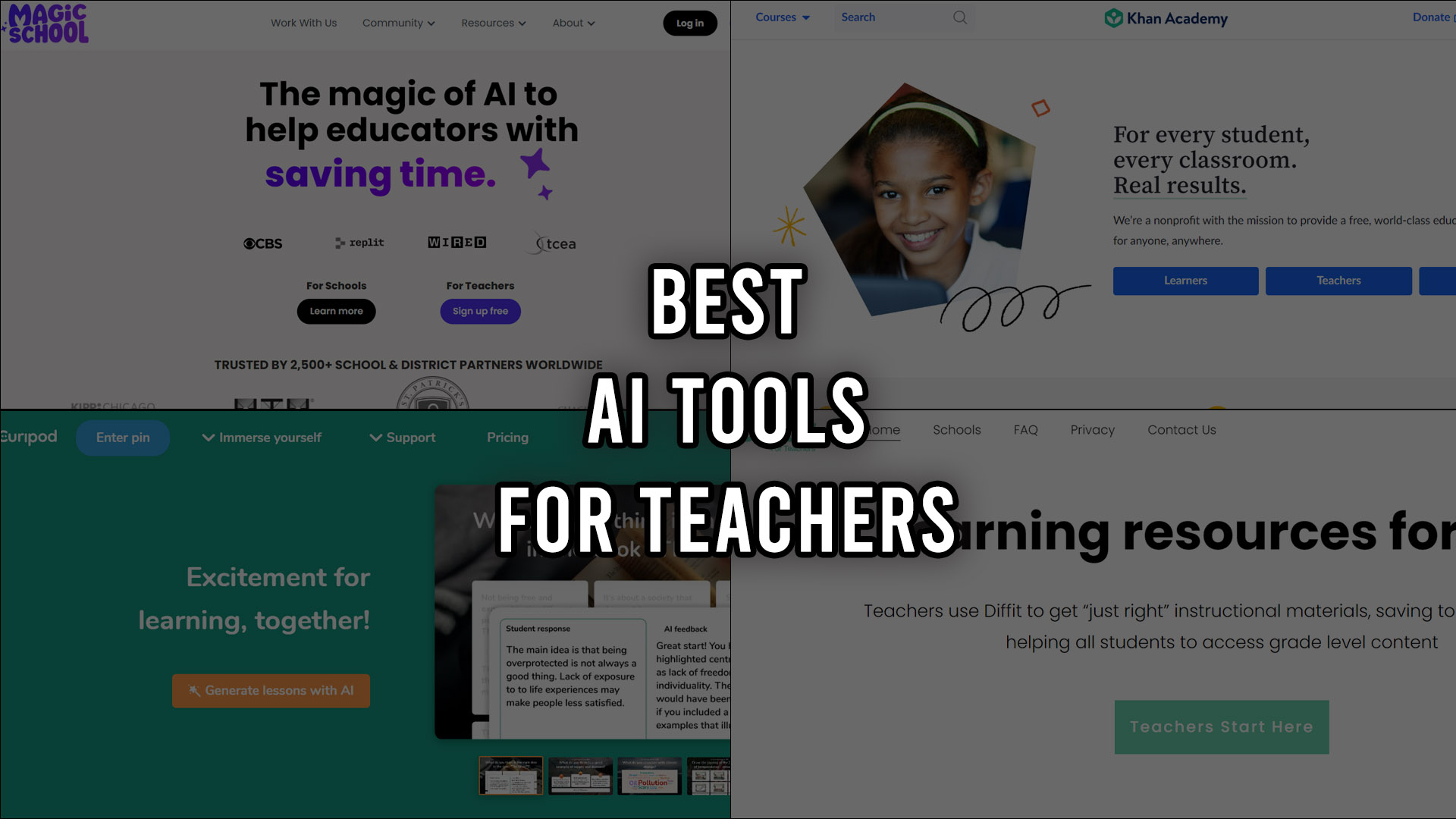 Best Ai Tools for Teachers