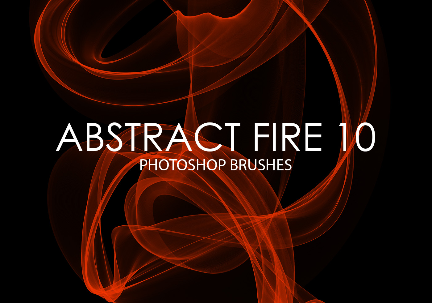 Free Abstract Fire Photoshop Brushes