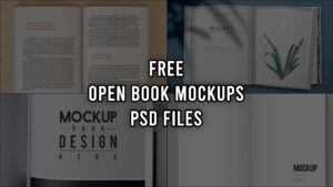 Read more about the article Free Open Book Mockups PSD Files