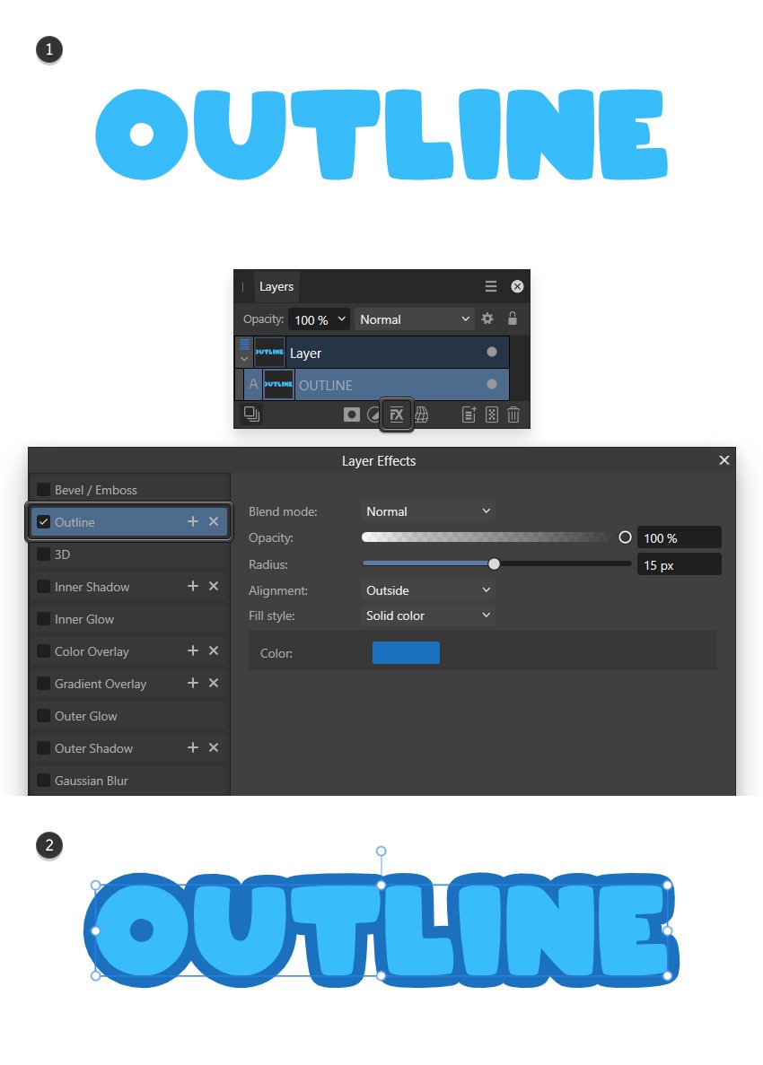 How to Outline Text in Affinity Designer